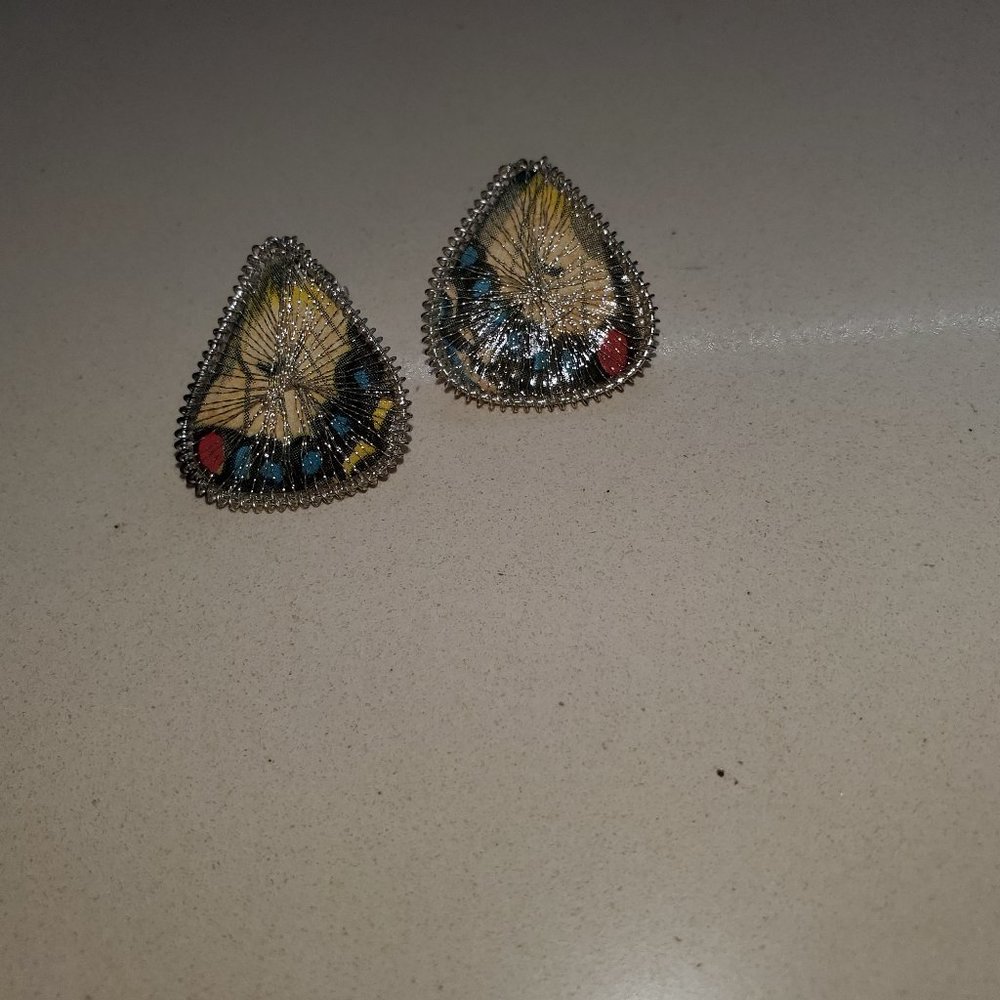 BUTTERFLY WING EARRINGS
